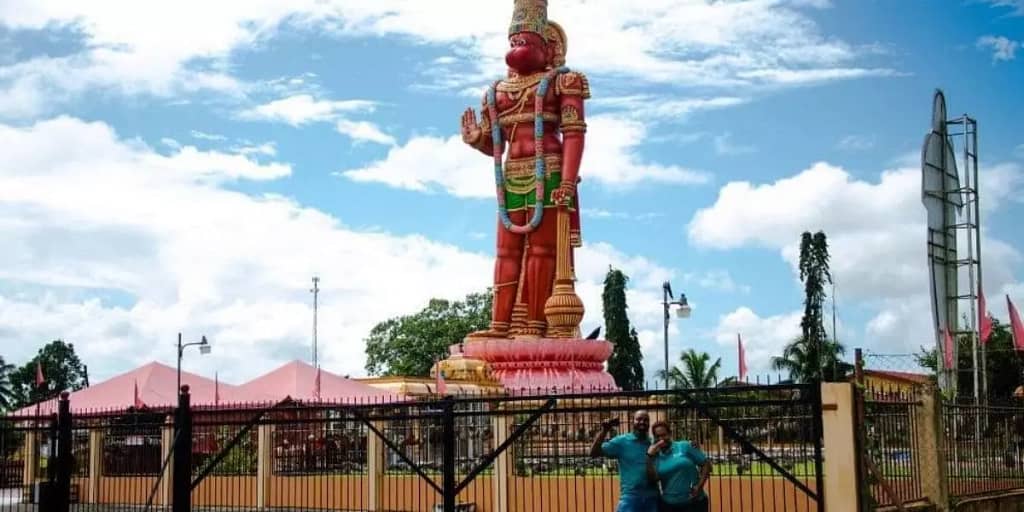 85 feet Hanuman Murti in central trinidad
