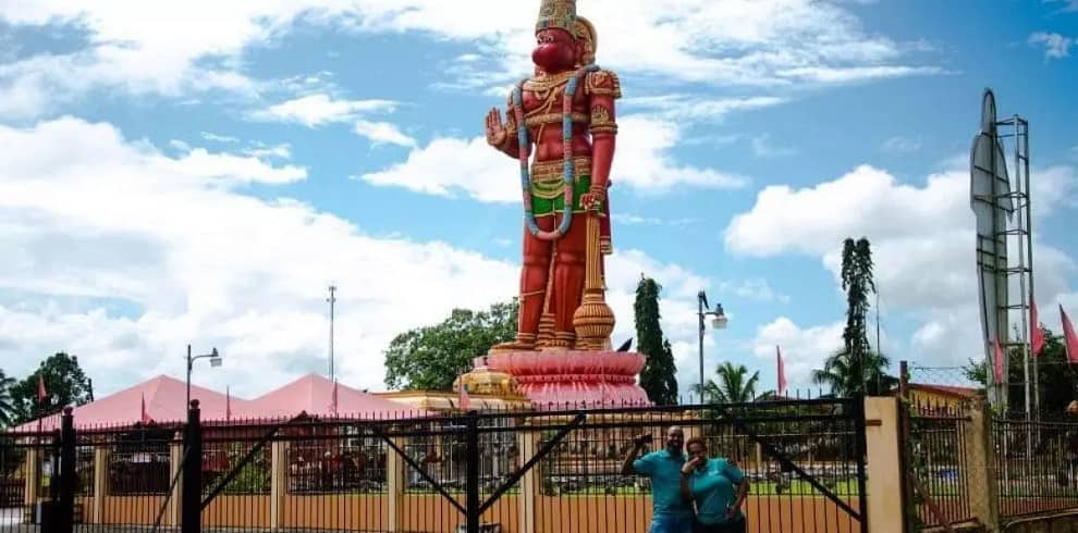 85 feet Hanuman Murti in central trinidad